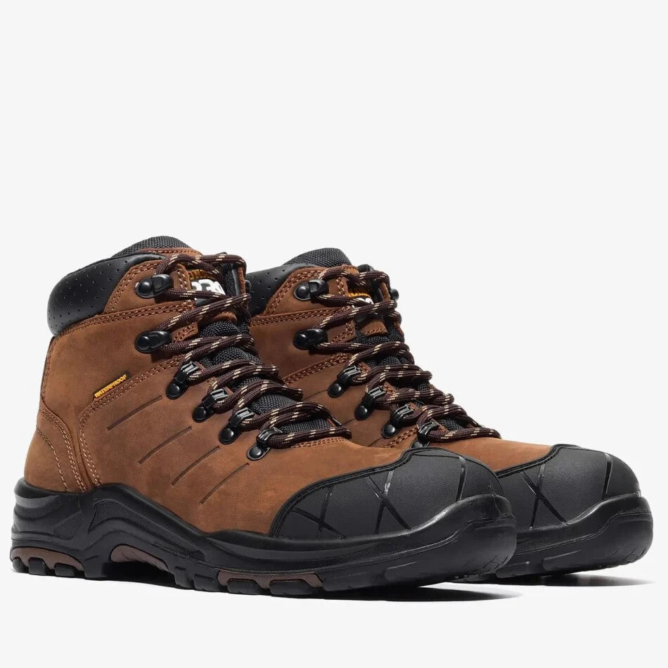 BAT-681 Dark Brown - Bonanza Waterproof Steel Toe Mens