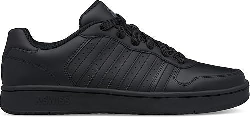 K-Swiss Men's Court Palisades Sneaker (Black/Black)