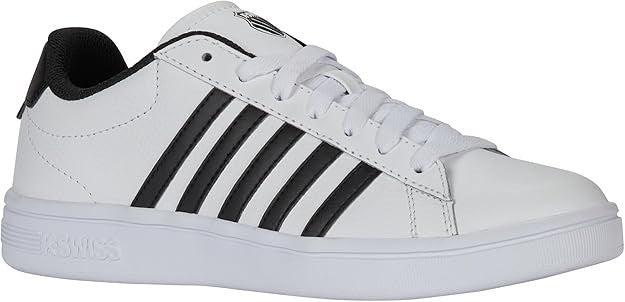 K-Swiss Men's Court Tiebreak II Sneaker (White/Black/White)