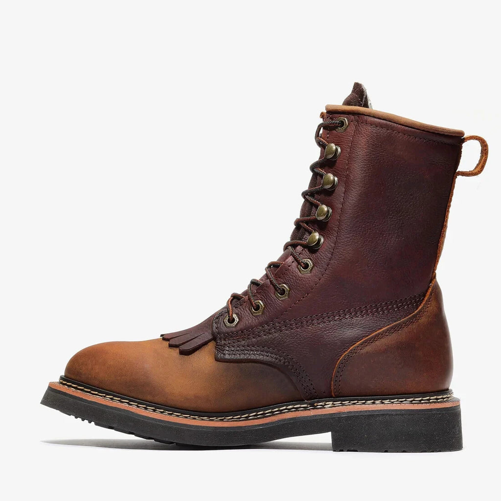 BONANZA RANCHER CLASSIC 8" LACER (BA-827) (Dark Brown)