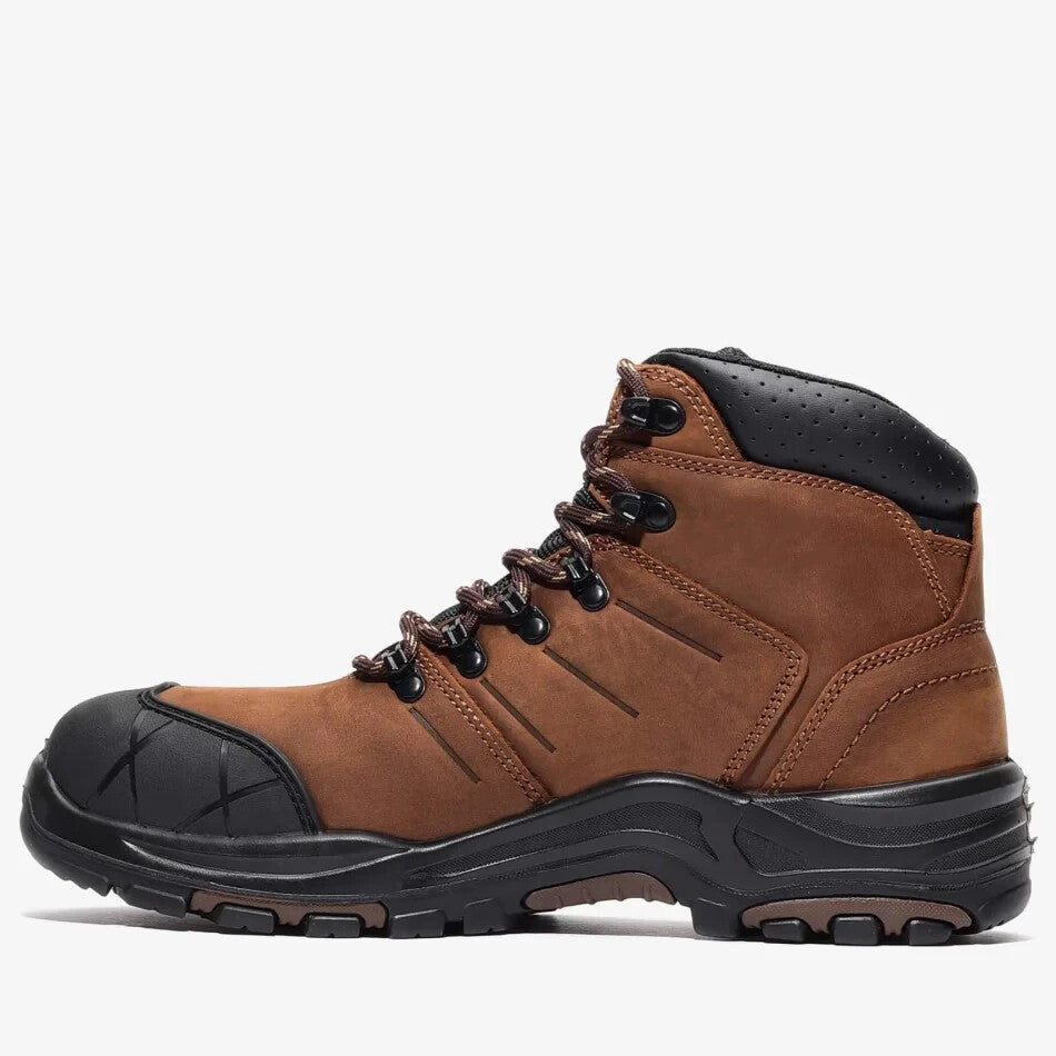 BAT-681 Dark Brown - Bonanza Waterproof Steel Toe Mens