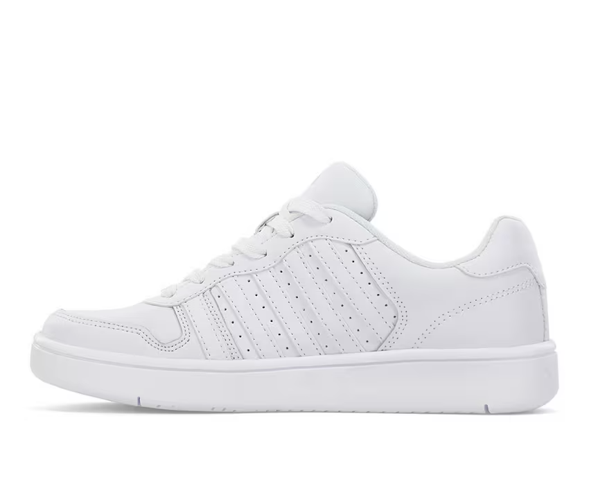K-Swiss Men's Court Palisades Sneaker (White/Gray)