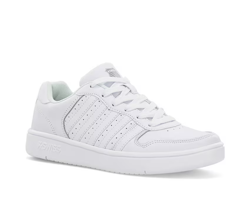 K-Swiss Men's Court Palisades Sneaker (White/Gray)
