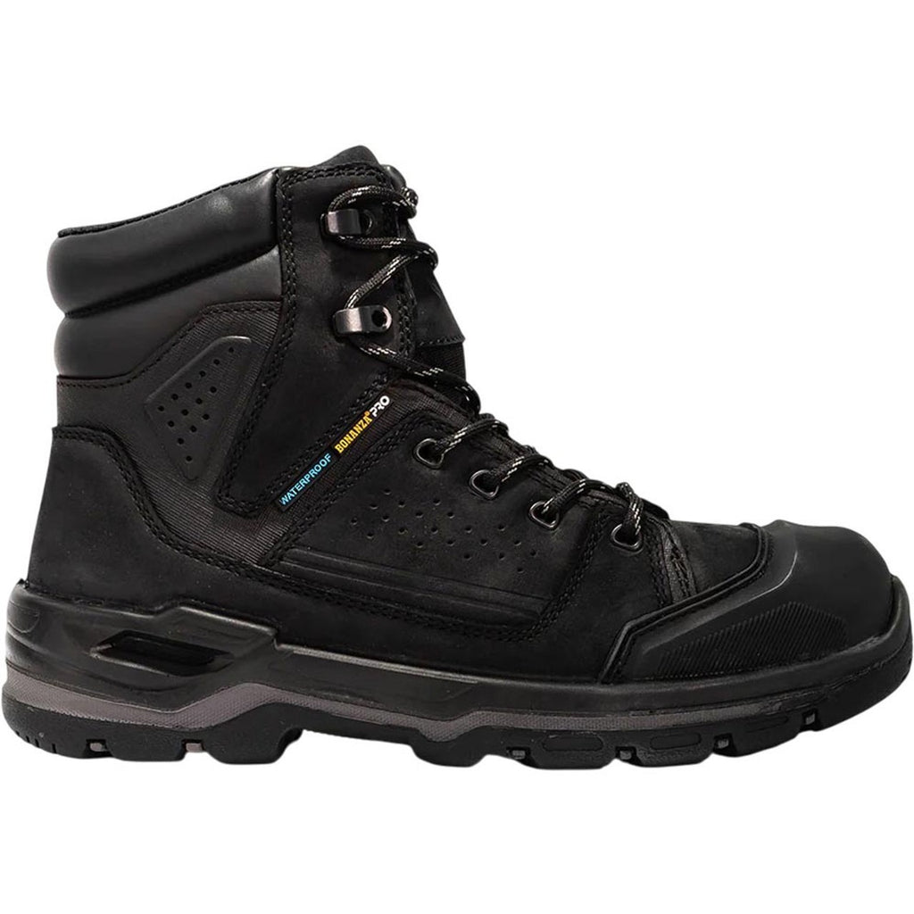 Bonanza Raptor 7” Black Waterproof Work Boots BA 782