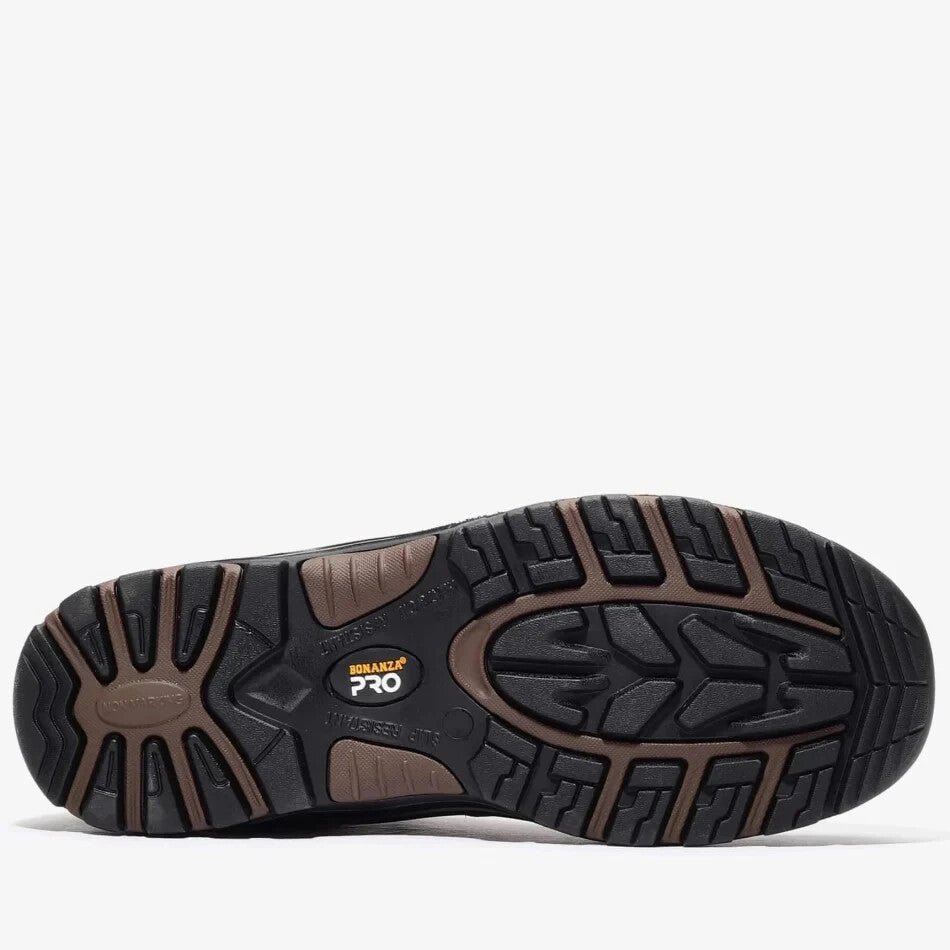 BAT-681 Dark Brown - Bonanza Waterproof Steel Toe Mens