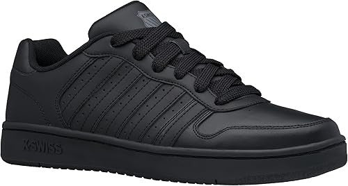 K-Swiss Men's Court Palisades Sneaker (Black/Black)