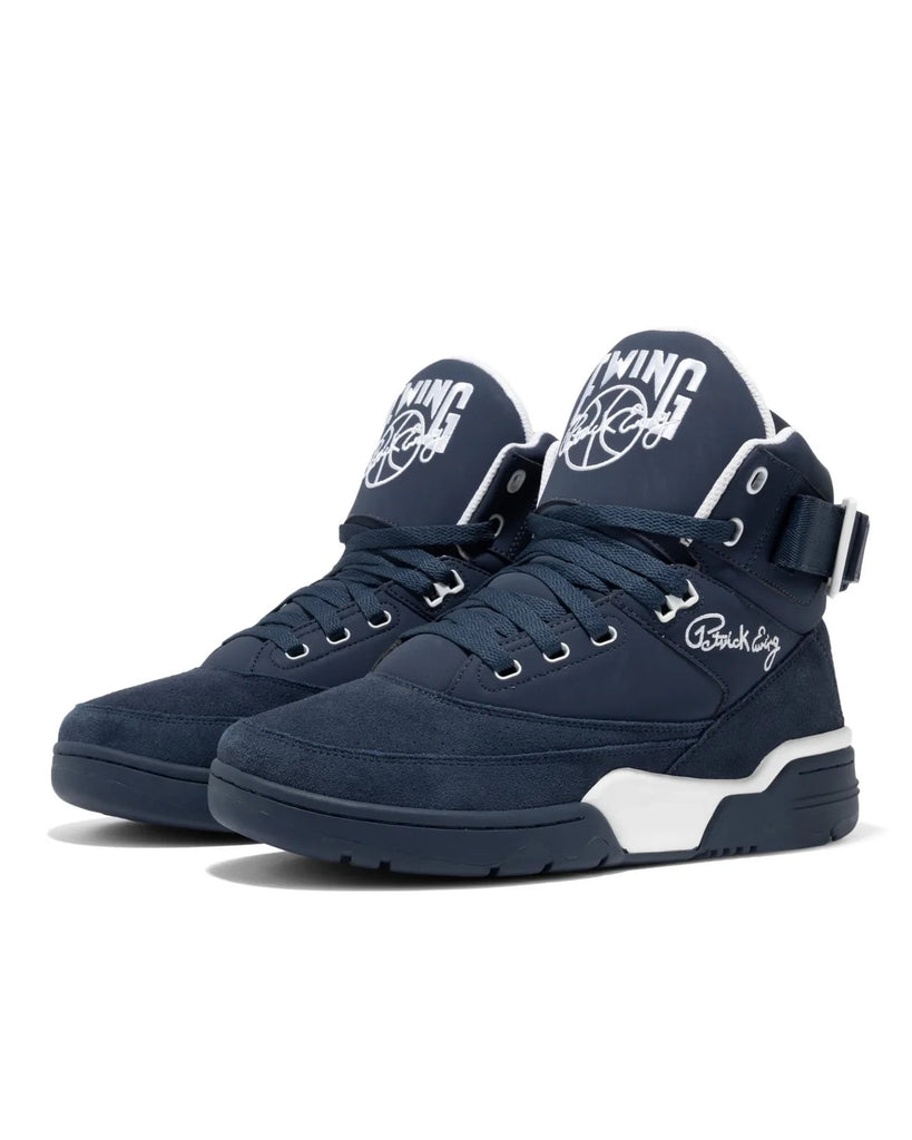 Patrick Ewing 33 HI OG Navy/White