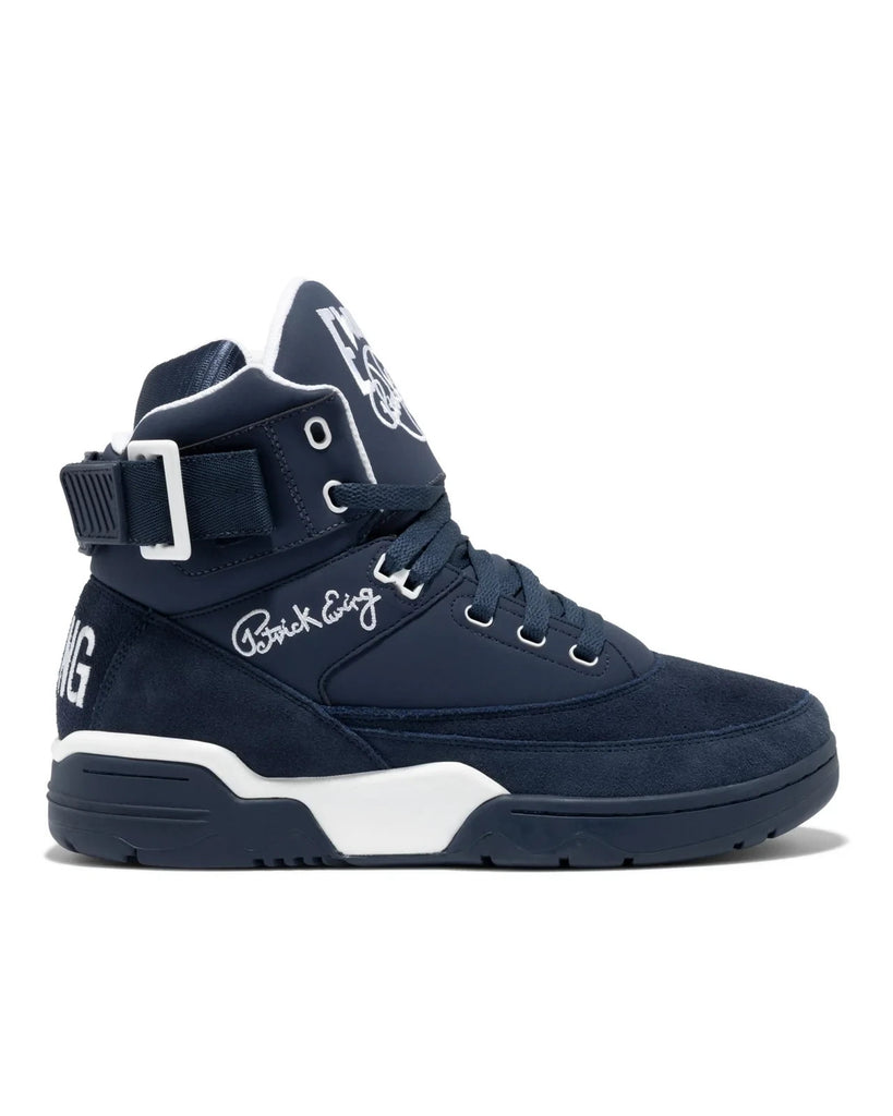 Patrick Ewing 33 HI OG Navy/White