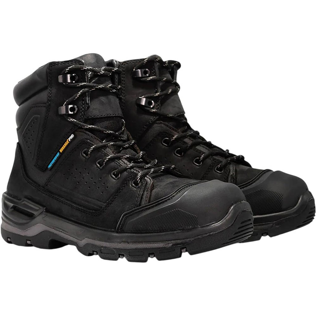 Bonanza Raptor 7” Black Waterproof Work Boots BA 782