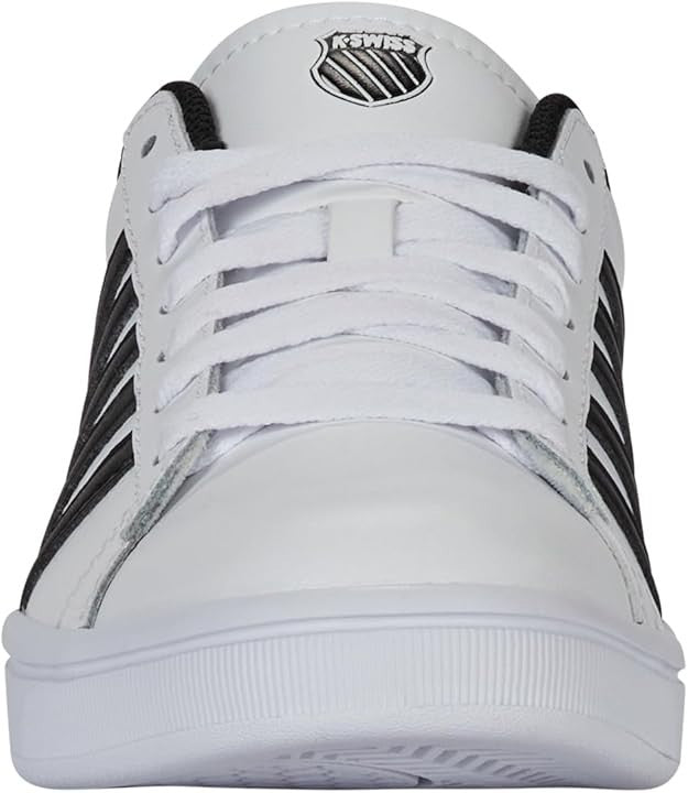 K-Swiss Men's Court Tiebreak II Sneaker (White/Black/White)