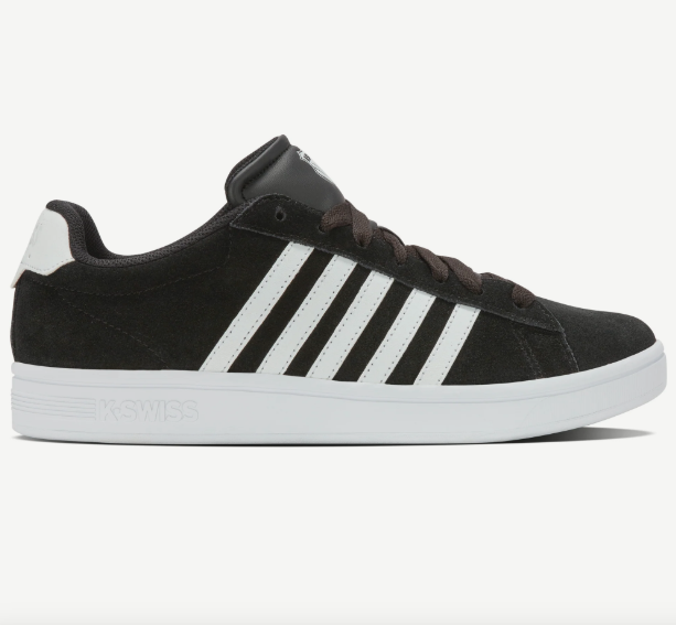 K-Swiss Men's Court Tiebreak II Sneaker (Black/White)