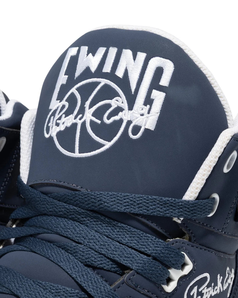 Patrick Ewing 33 HI OG Navy/White