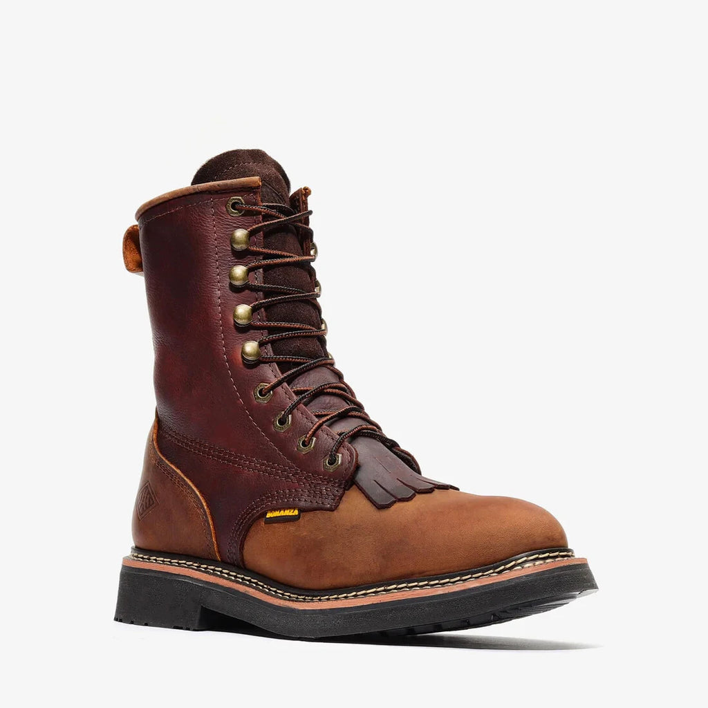 BONANZA RANCHER CLASSIC 8" LACER (BA-827) (Dark Brown)